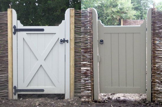 Gate, two sides
